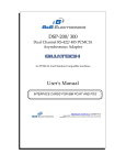 Quatech DSP-200 User`s manual