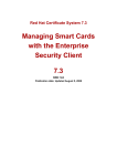 Red Hat SYSTEM 8.0 - MANAGING SMART CARDS WITH THE ENTERPRISE SECURITY CLIENT System information