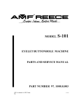 AMF S-100 Service manual