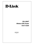 D-Link DSL-302T User`s guide