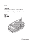 Motorola SG 2000 Operating instructions