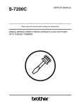 Brother S-7200C Service manual