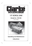 Clarke CSS 300 Specifications