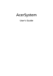 Acer AcerSystem User`s guide