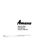 Amana ASD2620HRQ Owner`s manual