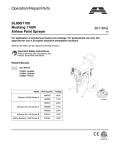 AIRLESSCO AllPro Mustang 11000 Series B Instruction manual