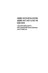 Advantech ADAM-4571 User`s manual