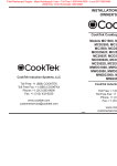 CookTek MC1800 Specifications