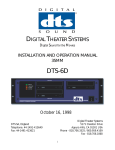 Classe Audio CP-65 Instruction manual