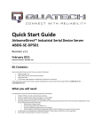 Quatech AirborneDirect ABDG-ET Series User guide