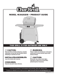 Char-Broil 463620208 Product guide