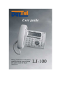 Dartel LJ-100 User guide