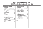 Chevrolet 2010 Equinox Technical data
