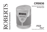 Roberts CR9936 Specifications