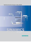 Siemens CU240S DP Operating instructions