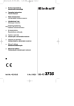 EINHELL BG-PC 3735 Operating instructions