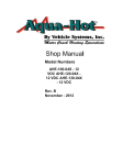 Vehicle Systems AHE-100-04S Owner`s manual