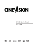 cineVision DVP650 User`s manual