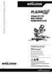 Evolution Rage32551 Instruction manual