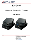 Ace Plus EX-G009 User manual