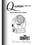 Chauvet Q-Wash User manual