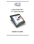 Adesso CyberTablet M17 Instruction manual