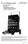 Schumacher Electric SE-1520 Operating instructions