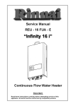Rinnai INFINITY 16 Specifications
