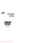 Samsung DVD-P3434 User`s manual