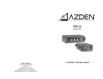 Azden FMX-20 Specifications