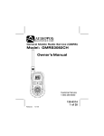 Audiovox GMRS3082CH Owner`s manual