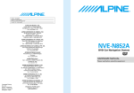 Alpine N852A - NVE Hardware manual