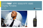 Motorola MOTOTRBO XPR 6580 User guide