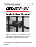 Mighty Mule 350 Installation manual