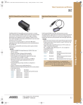 Sensormatic Monochrome Video Multiplexer Specifications