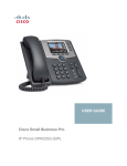 Cisco SPA525G - Small Business Pro IP Phone VoIP User guide