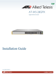 Allied Telesis AT-IX5-28GPX Installation guide