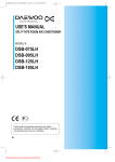 Daewoo DSB-075LH Operating instructions