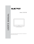 Electron LCD3216E User`s manual