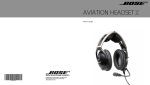 Bose Aviation Headset X Technical information