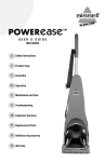 Bissell POWEREASE 76R9 User`s guide