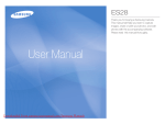Samsung ES28 User manual