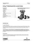 Emerson Fisher 9500 Instruction manual