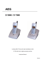 AEG D 5000 Instruction manual