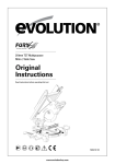 Evolution FURY Instruction manual