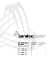 Samlexpower DC-3500-KIT Owner`s manual