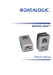 Datalogic Compact 2D Reader Matrix-2000 Instruction manual