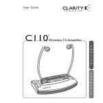 Clarity C110 User guide