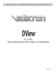 Vidikron VL-37 Installation manual