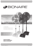 Bionaire BSF1613MW Instruction manual